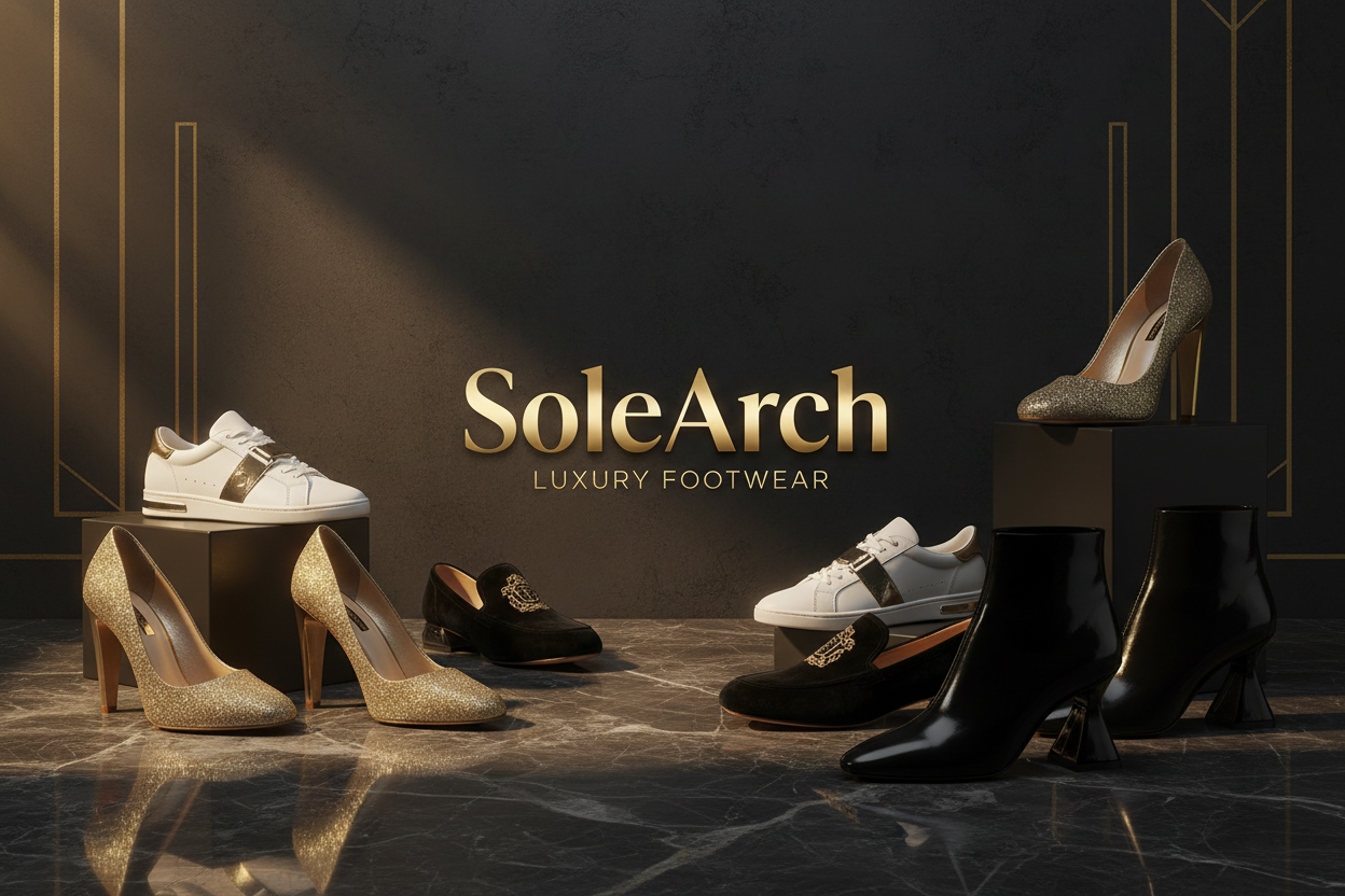 SoleArch Luxury Shoes Banner